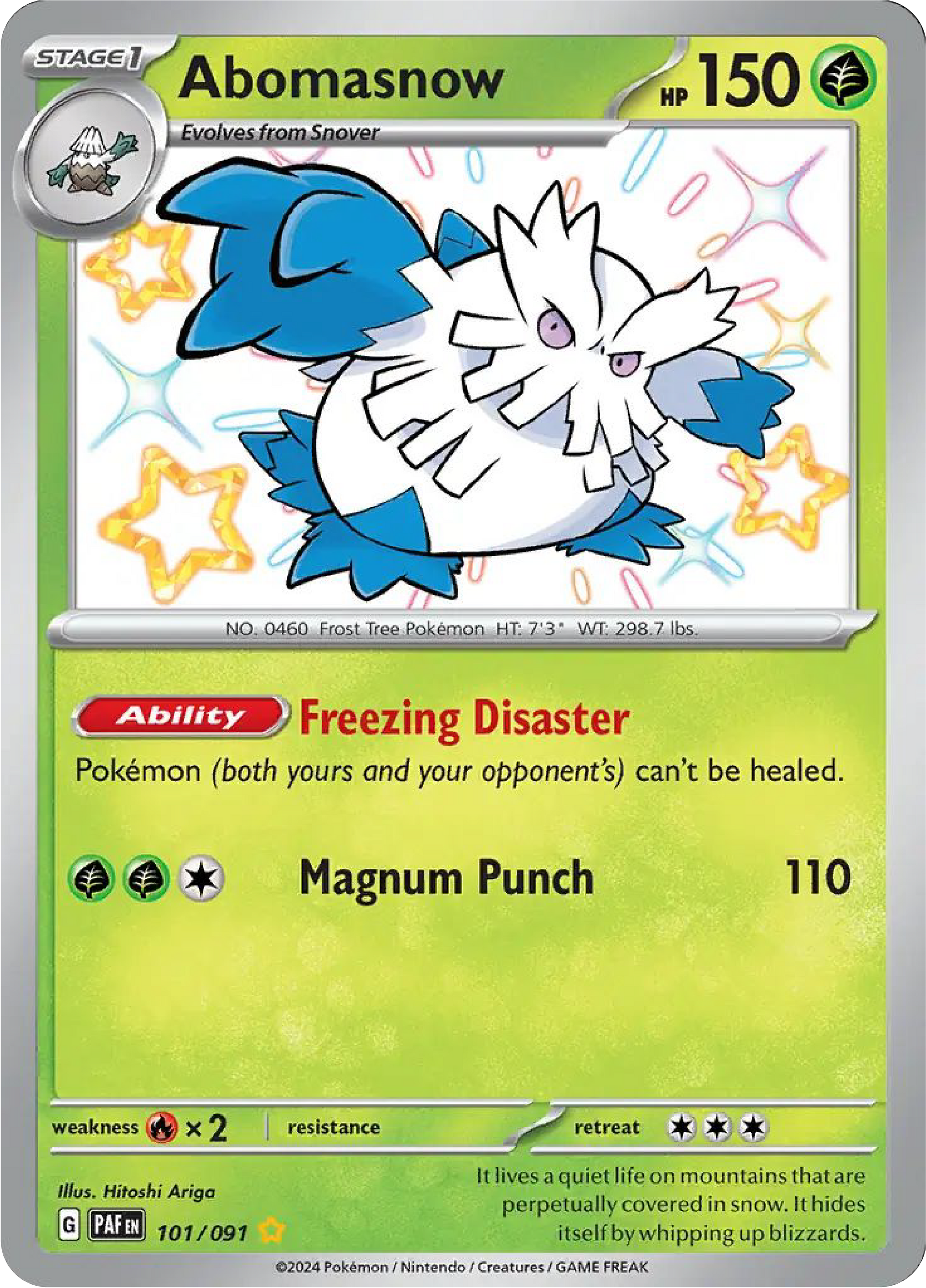 Abomasnow (101/91) - Pokemon Paldean Fates (PAF) - Pokemon Card Singles Canada - High Value Hobby