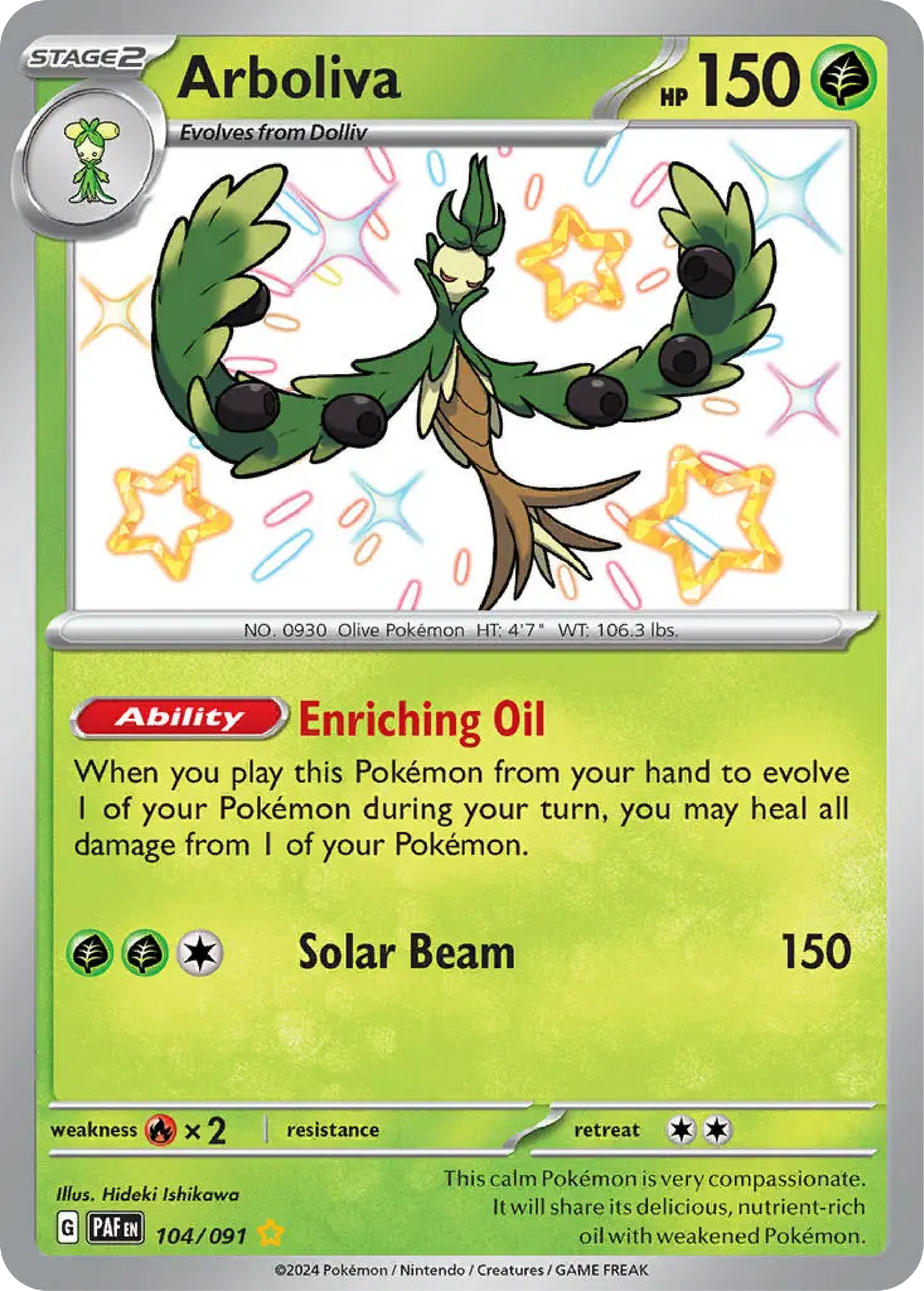 Arboliva (104/091) - Paldean Fates