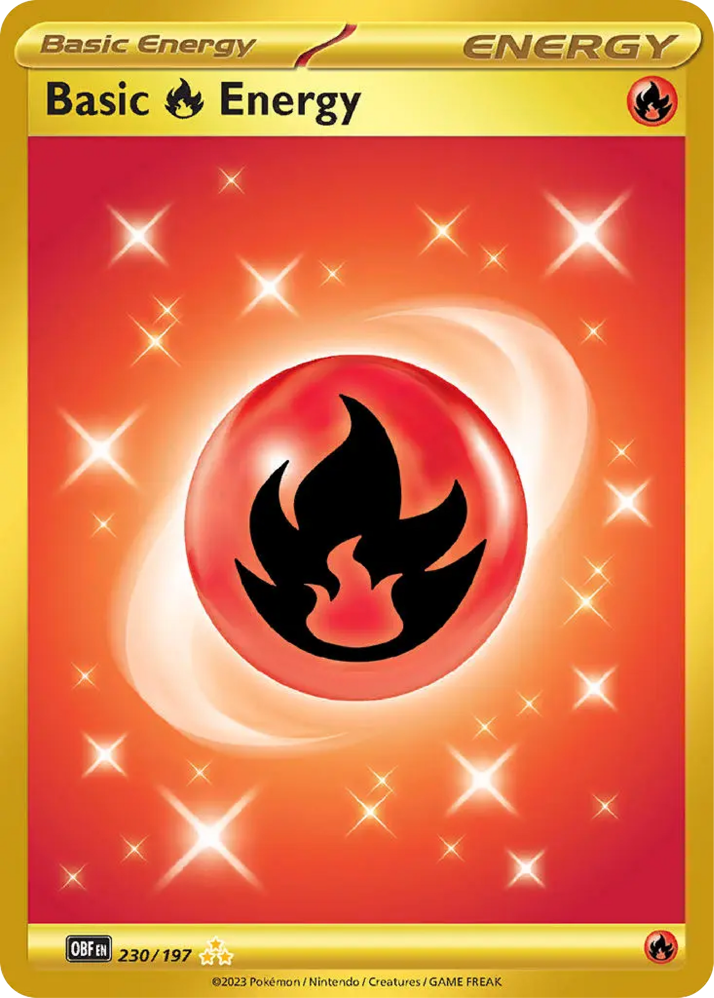 Basic Fire Energy (230/197) - Obsidian Flames - Pokemon Card Singles - High Value Hobby