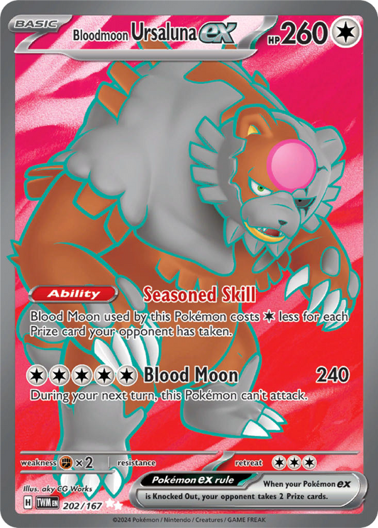 Bloodmoon Ursaluna Ex (202/167) - Twilight Masquerade - Pokemon Card Singles - High Value Hobby