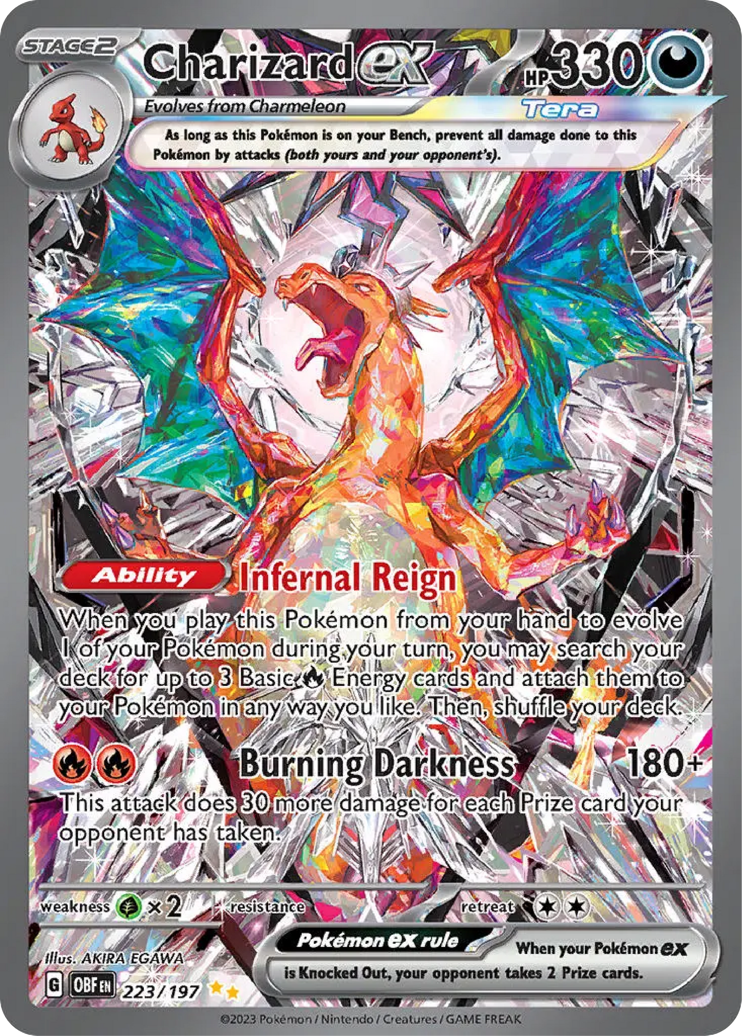 Charizard ex (223/197) - Obsidian Flames