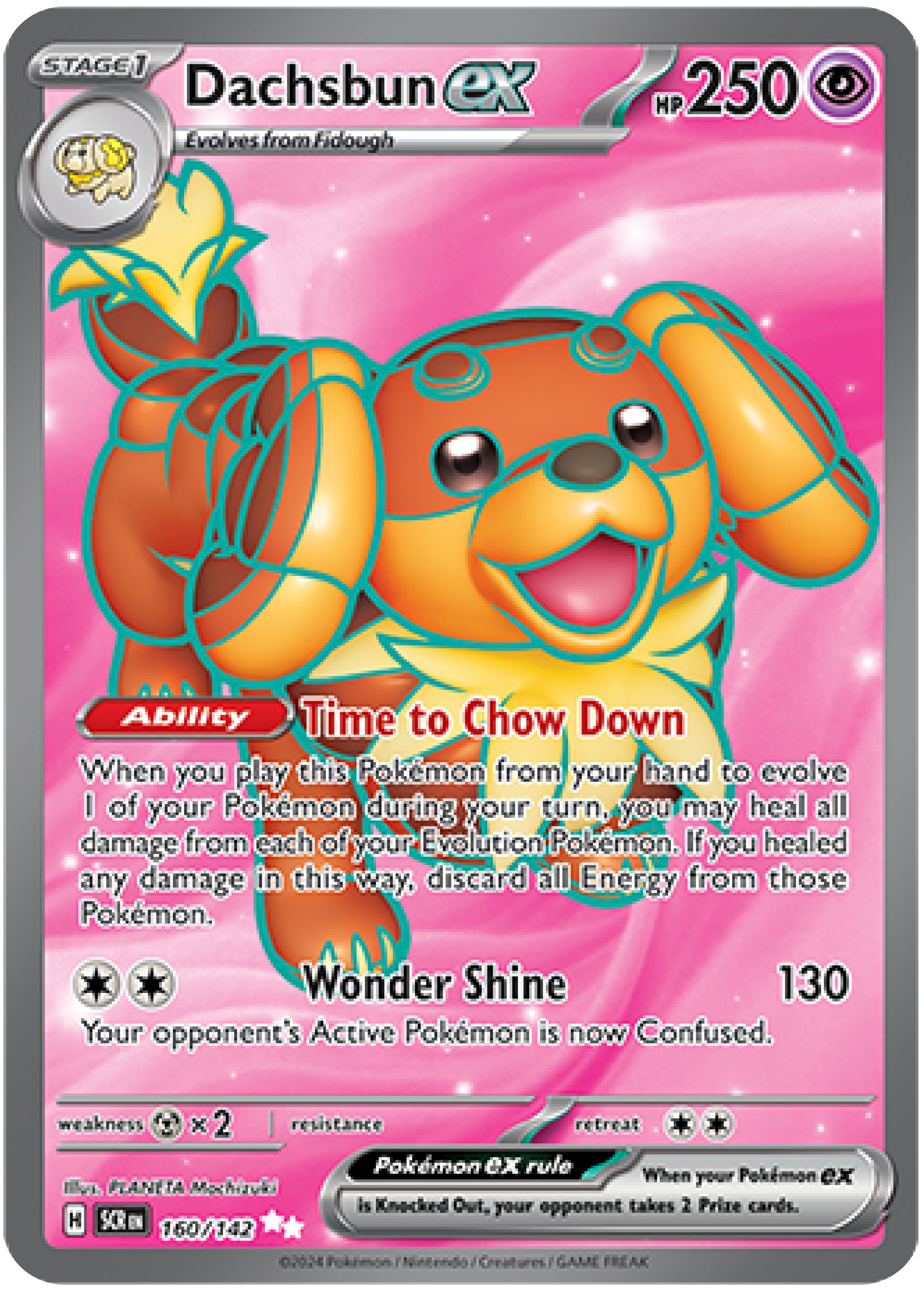 Dachsbun ex (160/142) - Pokemon Stellar Crown (SCR) - High Value Hobby Dachsbun ex (160/142) - Pokemon Stellar Crown (SCR) - High Value Hobby