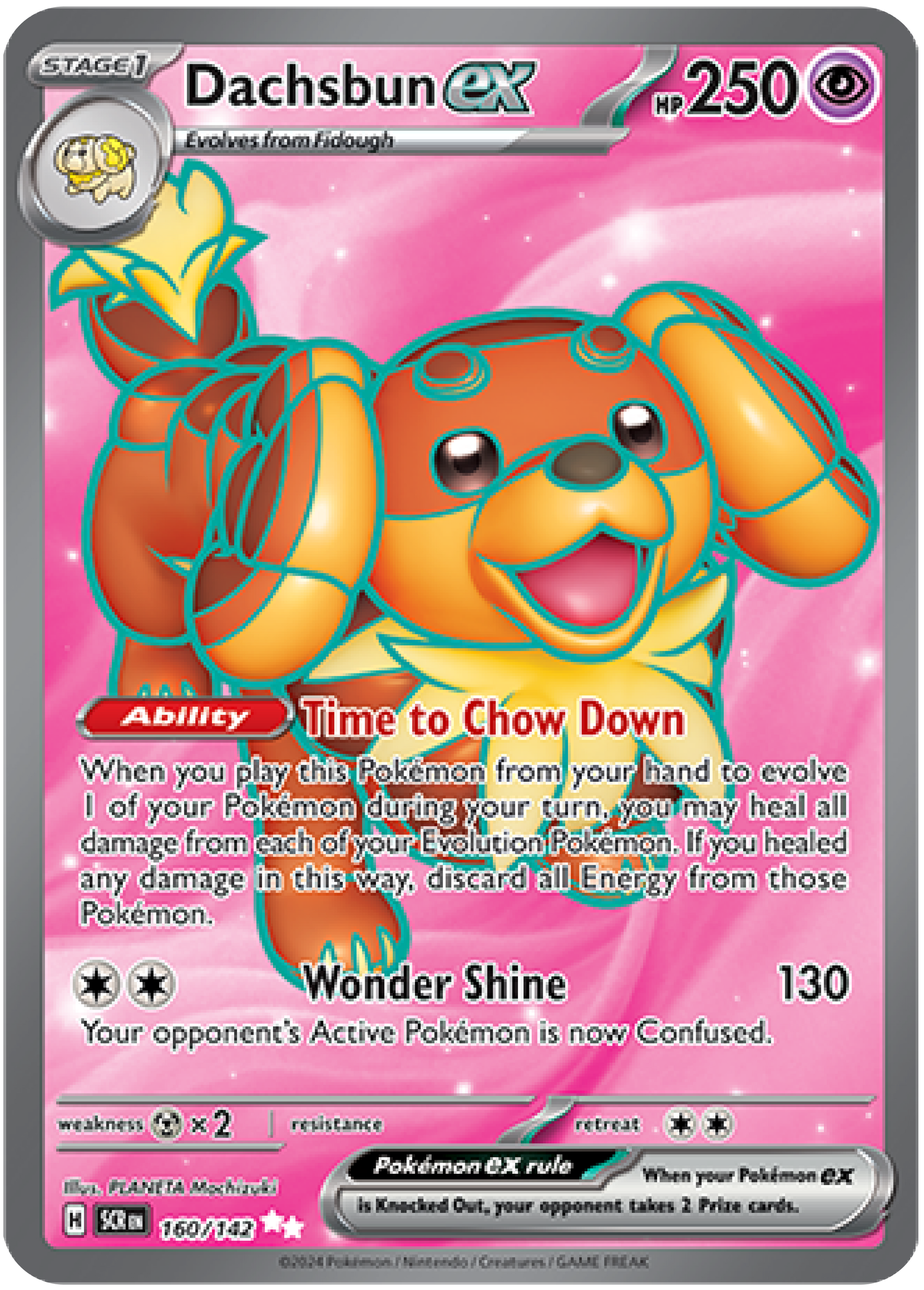 Dachsbun ex (160/142) - Pokemon Stellar Crown (SCR) - Pokemon Card Singles Canada - High Value Hobby