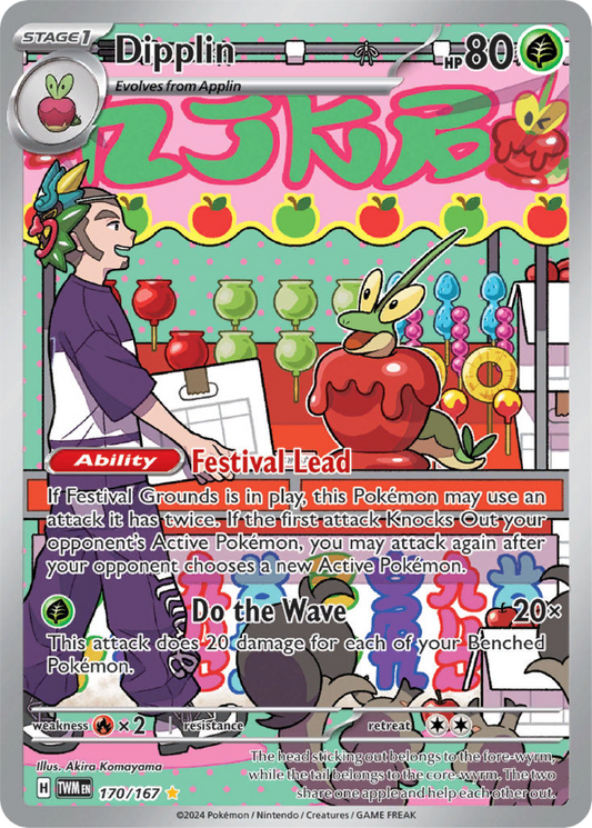 Dipplin (170/167) - Twilight Masquerade - Pokemon Card Singles - High Value Hobby