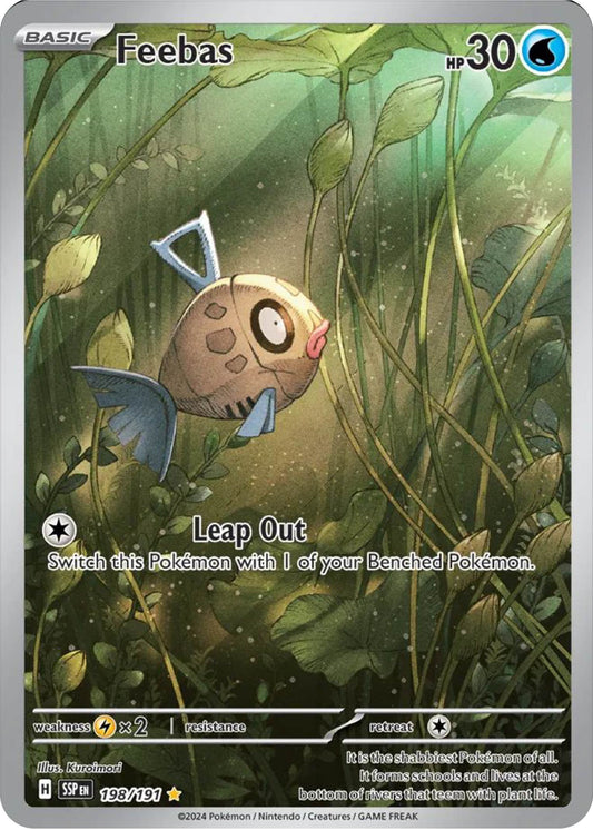 Feebas (198/191) - Pokemon Surging Sparks (SSP) - Pokemon Card Singles Canada - High Value Hobby
