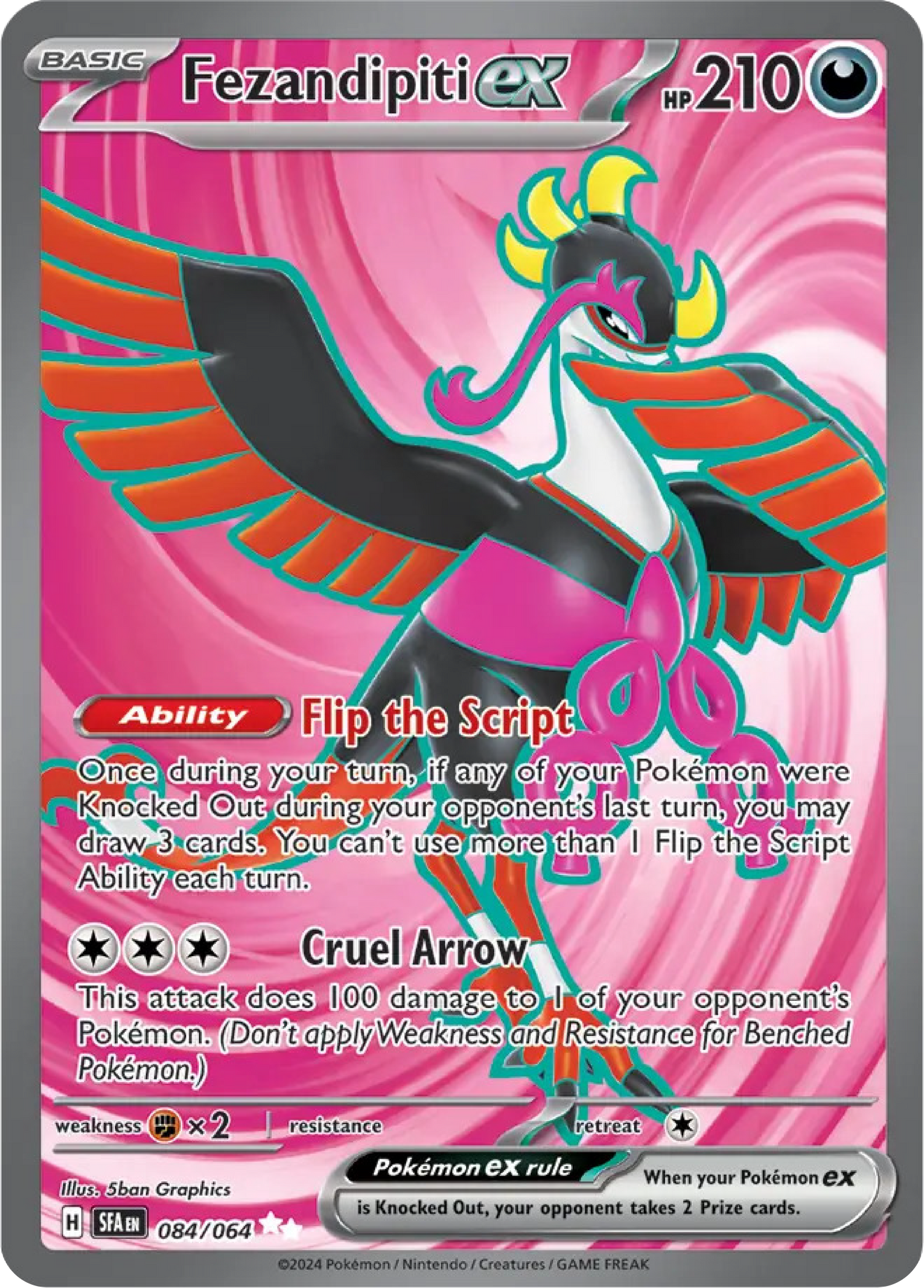 Fezandipiti Ex (84/64) - Shrouded Fable- Pokemon Card Singles Canada - High Value Hobby
