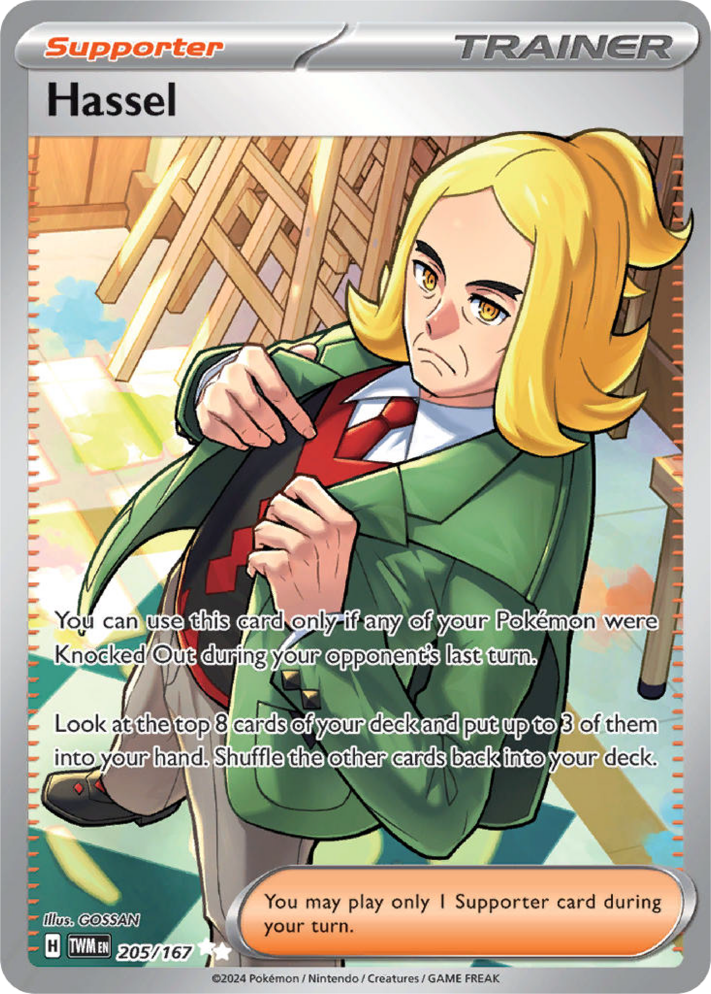 Hassel (205/167) - Twilight Masquerade - Pokemon Card Singles - High Value Hobby