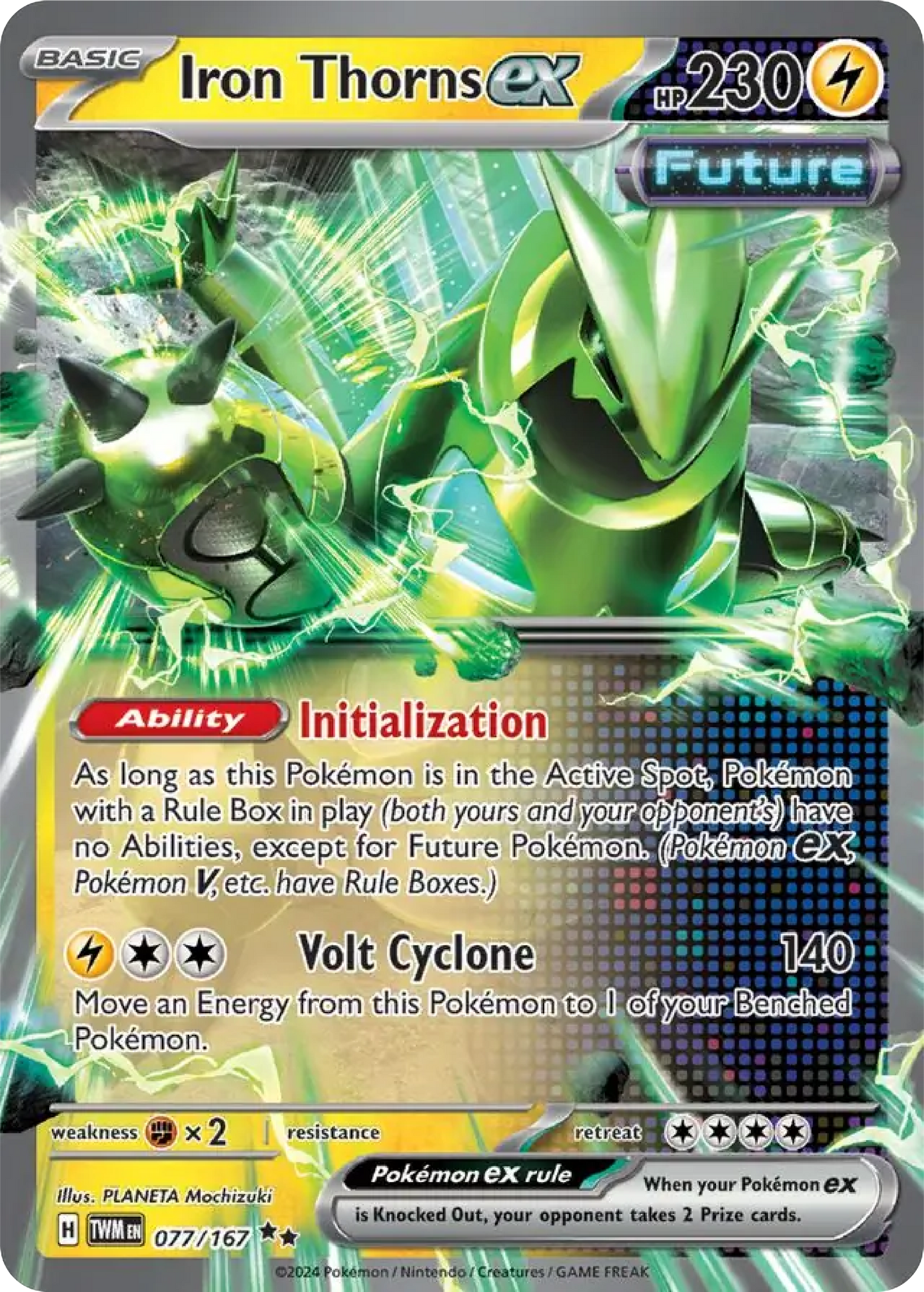 Iron Thorns Ex (77/167) - Twilight Masquerade - Pokemon Card Singles - High Value Hobby