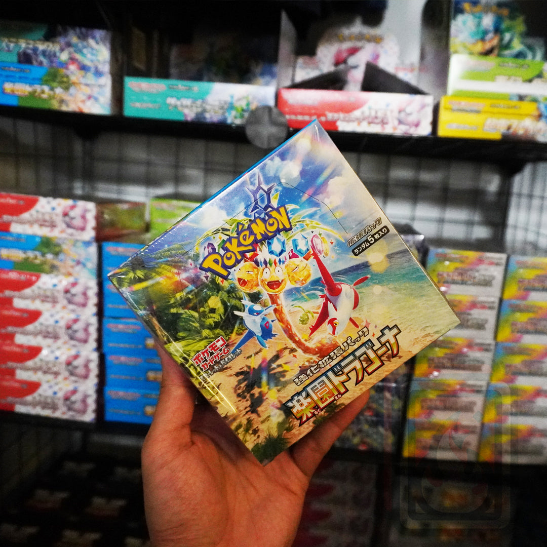 Pokemon Paradise Dragona (sv7a) Booster Box Holding Up - Buy Japanese Pokemon Cards Canada - High Value Hobby