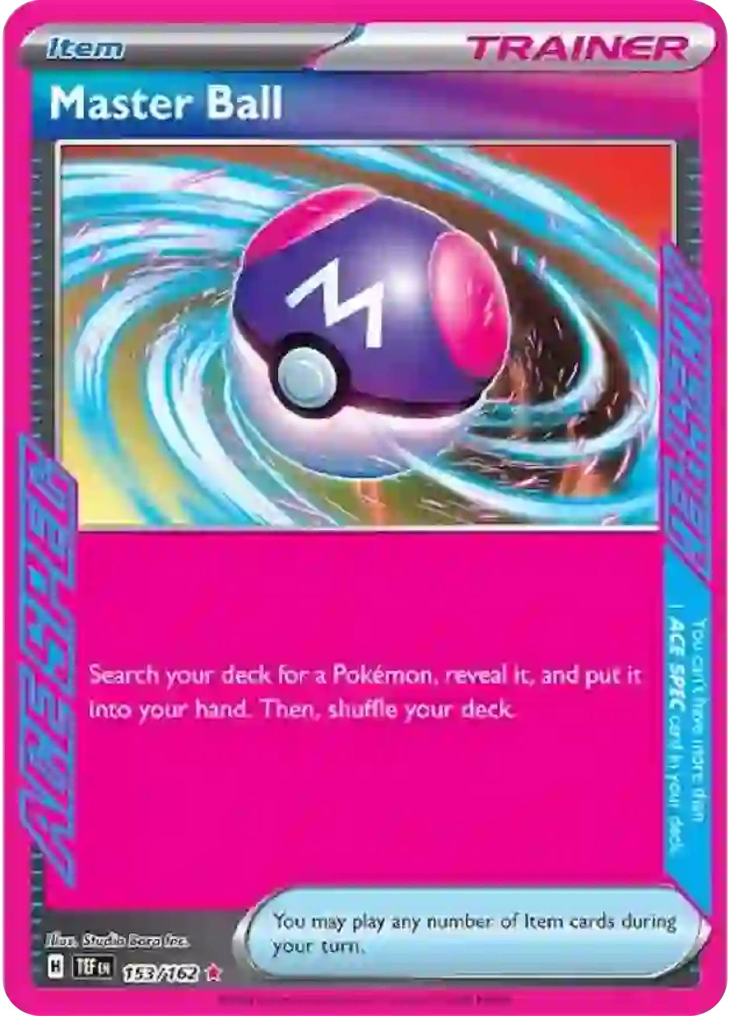 Master Ball Item Pokemon Scarlet & Violet Temporal Forces - Pokemon Card Singles - High Value Hobby