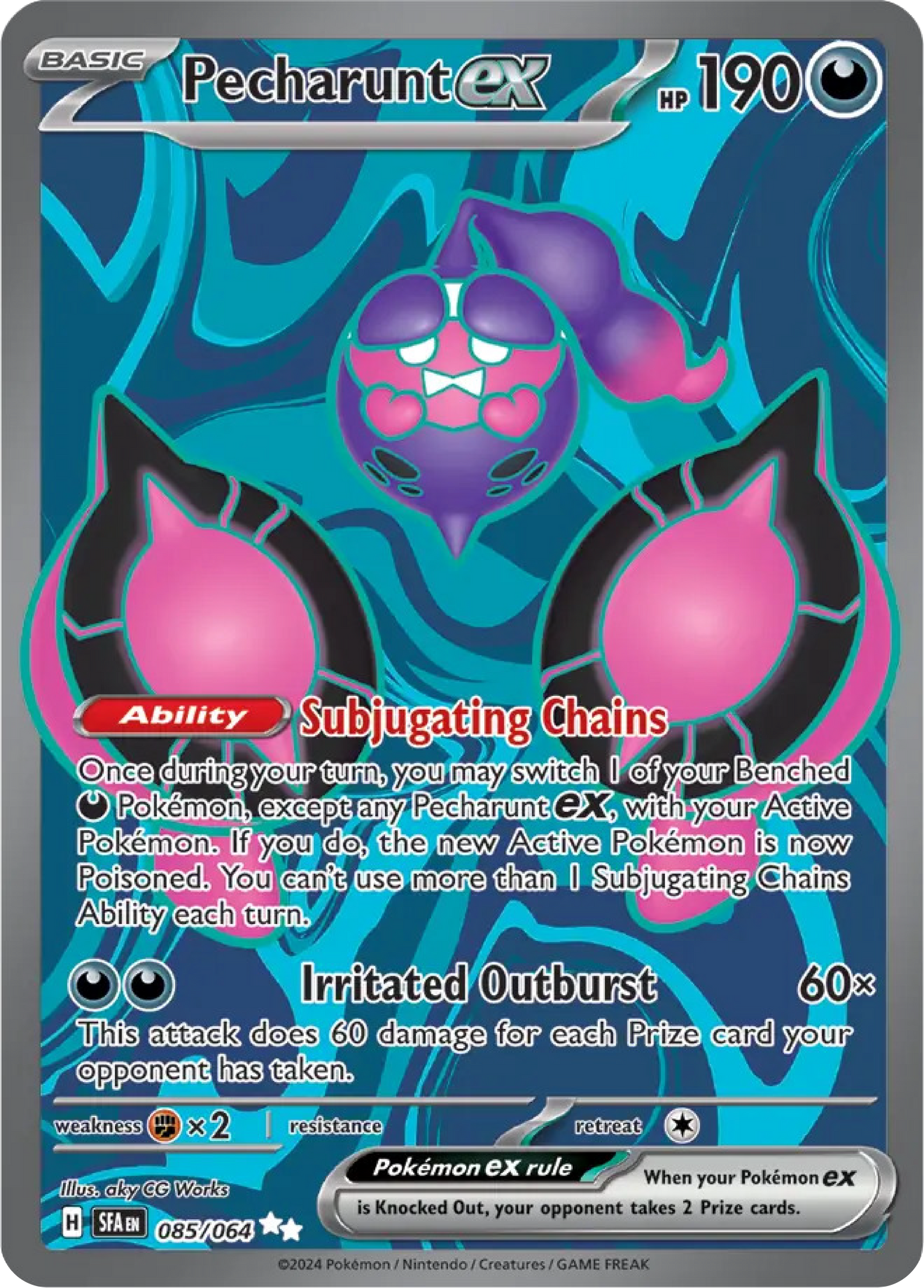 Pecharunt Ex (85/64) - Shrouded Fable - Pokemon Card Singles Canada - High Value Hobby