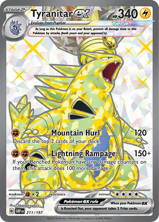 Tyranitar ex (211/197) - Obsidian Flames