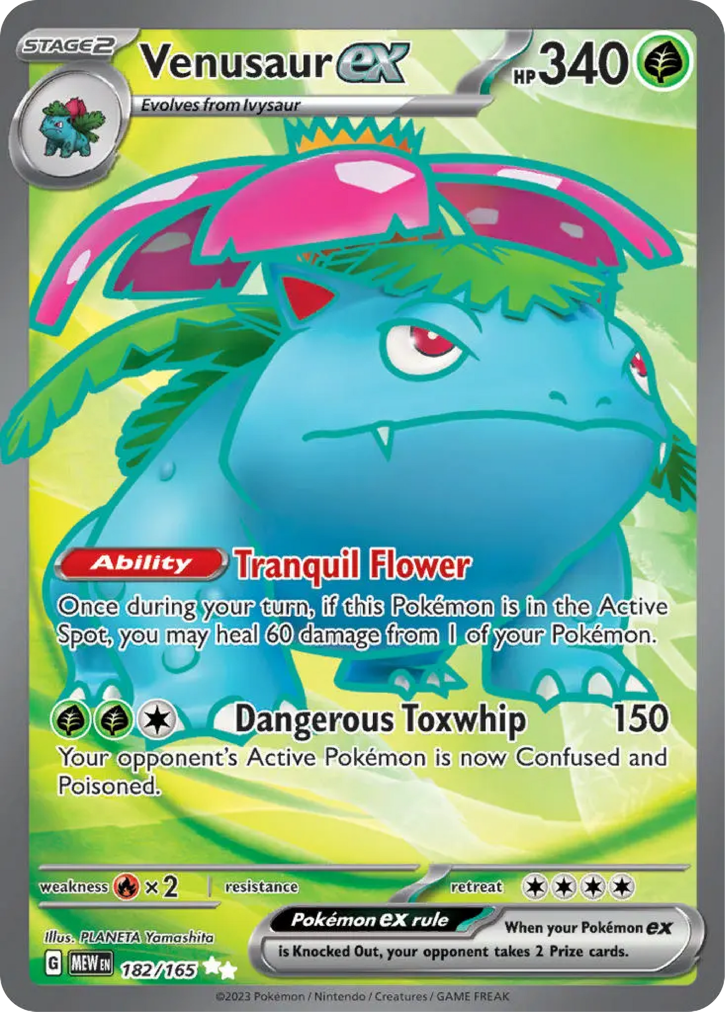 Venusaur ex (182/165) - Scarlet & Violet 151