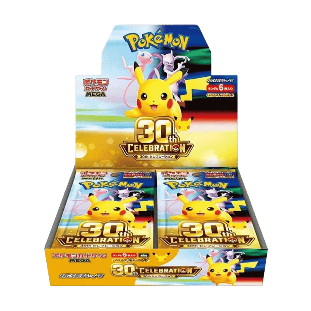 Pokemon 30th Celebration (M6a) Japanese Booster Box available at High Value Hobby