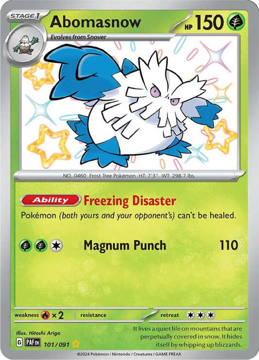 Abomasnow (101/91) - Pokemon Paldean Fates (PAF) - Pokemon Card Singles Canada - High Value Hobby