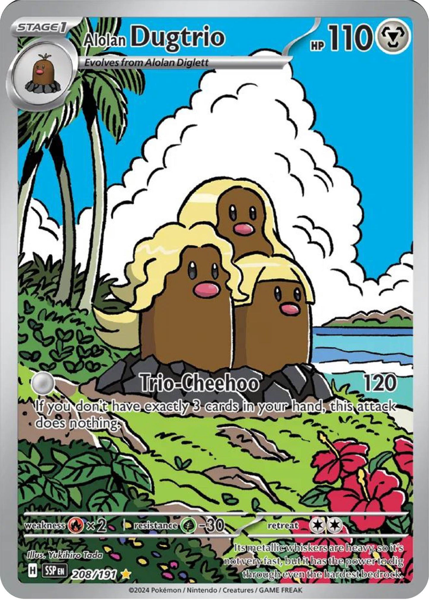 Alolan Dugtrio (208/191) - Pokemon Surging Sparks (SSP) - Pokemon Card Singles Canada - High Value Hobby