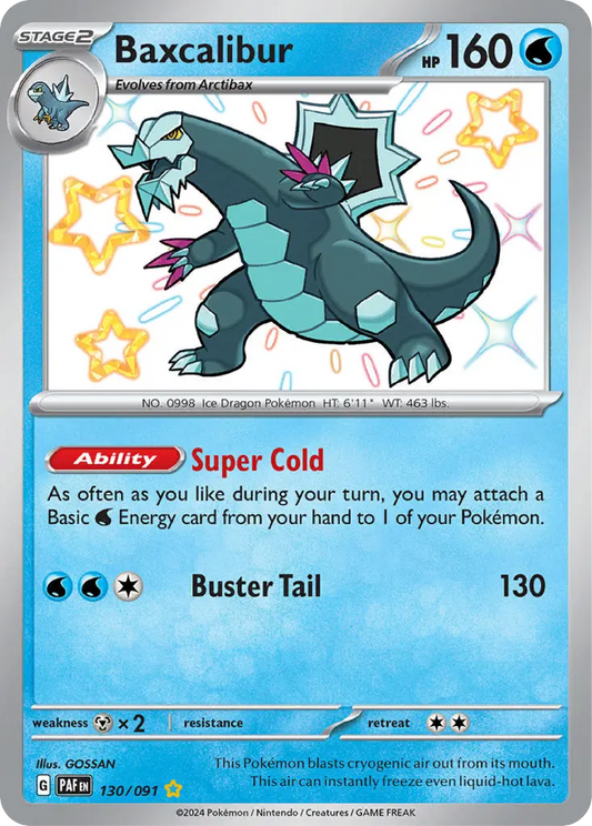 Baxcalibur (130/091) - Paldean Fates