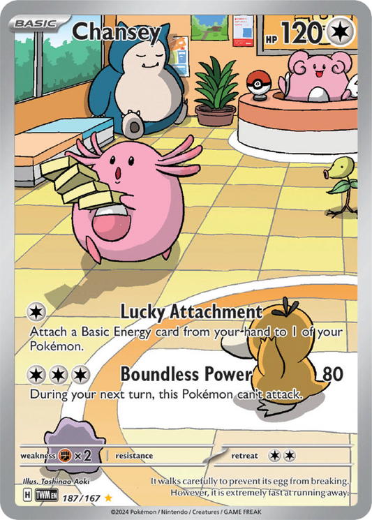 Chansey (187/167) - Twilight Masquerade - Pokemon Card Singles - High Value Hobby