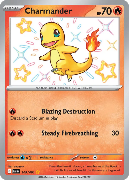 Charmander (109/091) - Paldean Fates