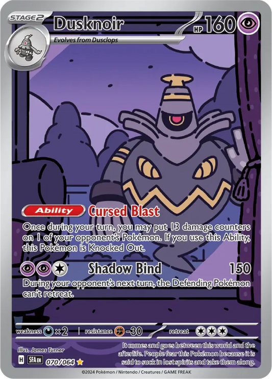 Dusknoir (70/64) - Shrouded Fable- Pokemon Card Singles Canada - High Value Hobby