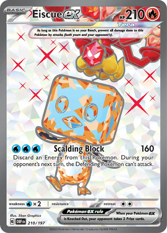 Eiscue ex (210/197) - Obsidian Flames