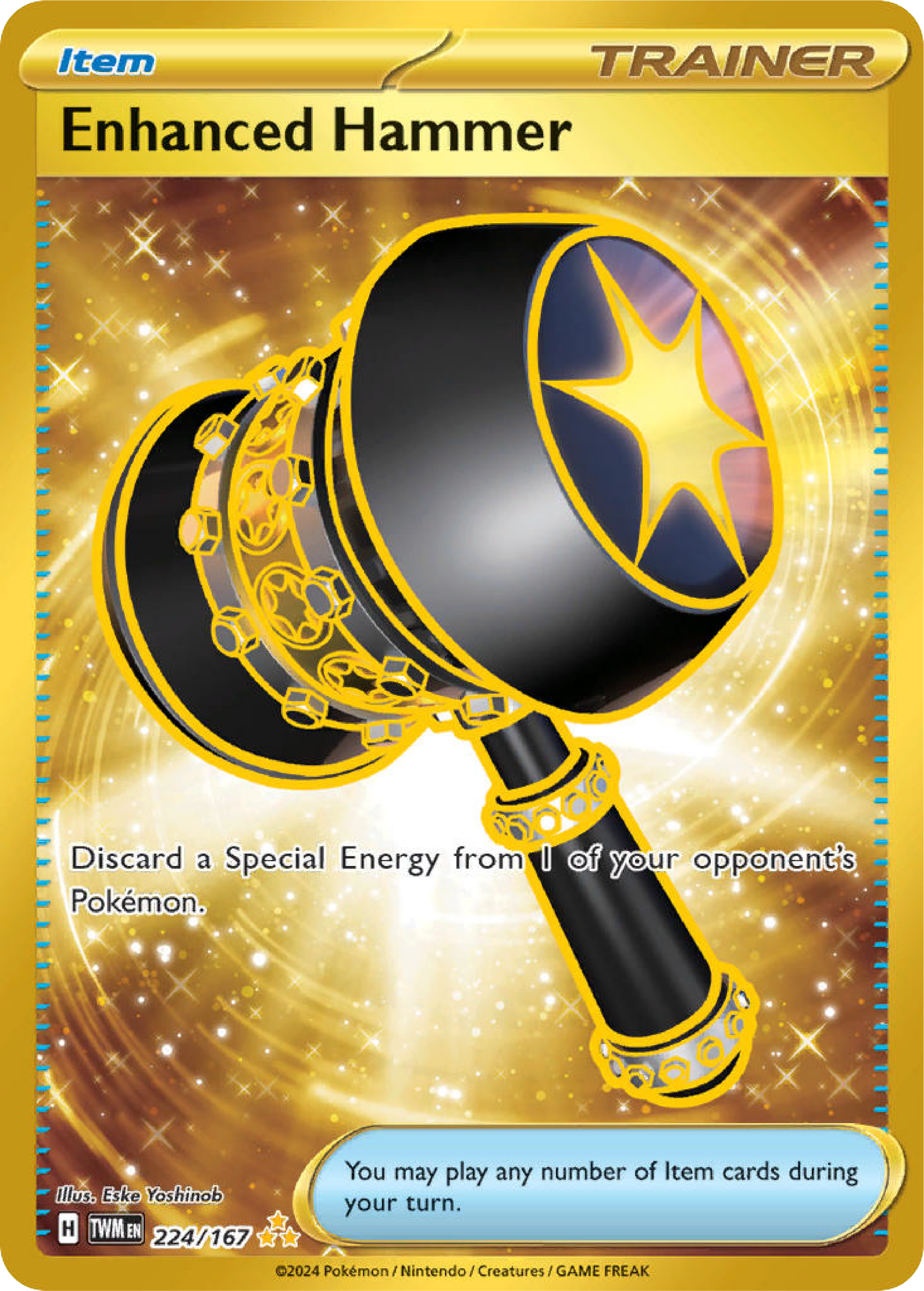 Enhanced Hammer (224/167) - Twilight Masquerade - Pokemon Card Singles - High Value Hobby