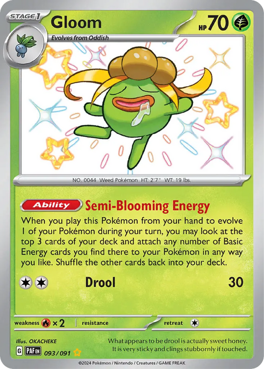 Gloom (093/091) - Paldean Fates