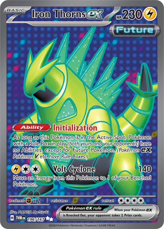 Iron Thorns Ex (196/167) - Twilight Masquerade - Pokemon Card Singles - High Value Hobby