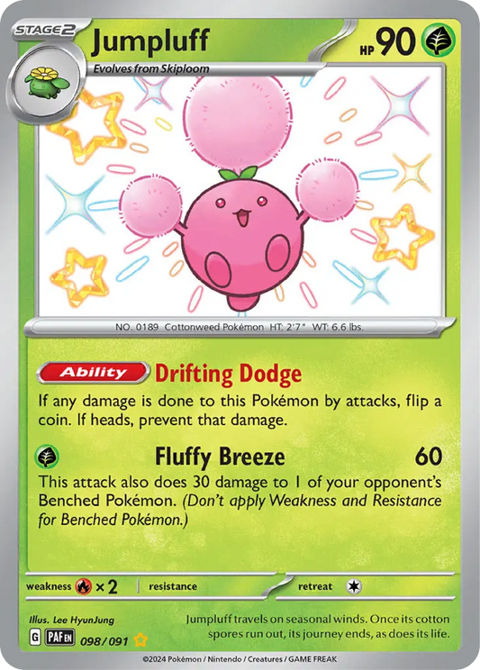 Jumpluff (098/091) - Paldean Fates