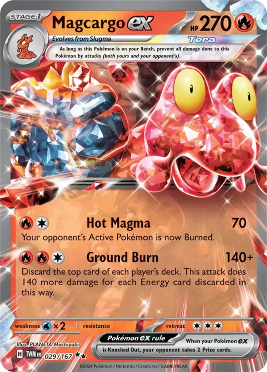 Magcargo Ex (29/167) - Twilight Masquerade - Pokemon Card Singles - High Value Hobby