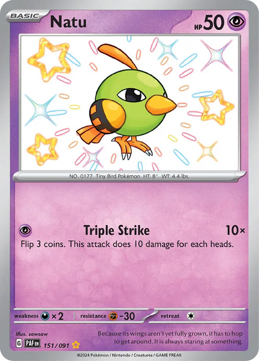 Natu (151/091) - Paldean Fates