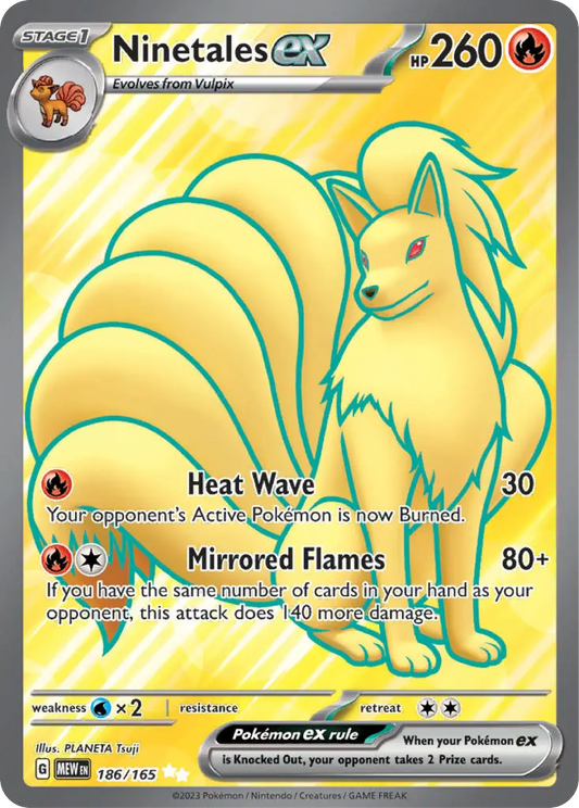 Ninetales ex (186/165) - Scarlet & Violet 151