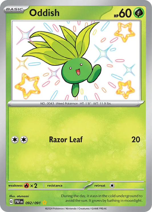 Oddish (092/091) - Paldean Fates
