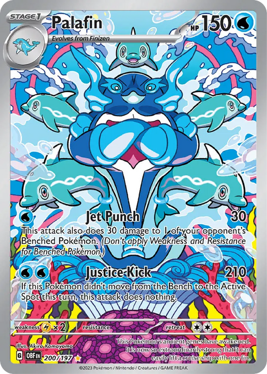 Palafin (200/197) - Obsidian Flames  - Buy English Pokemon Card Singles - High Value Hobby