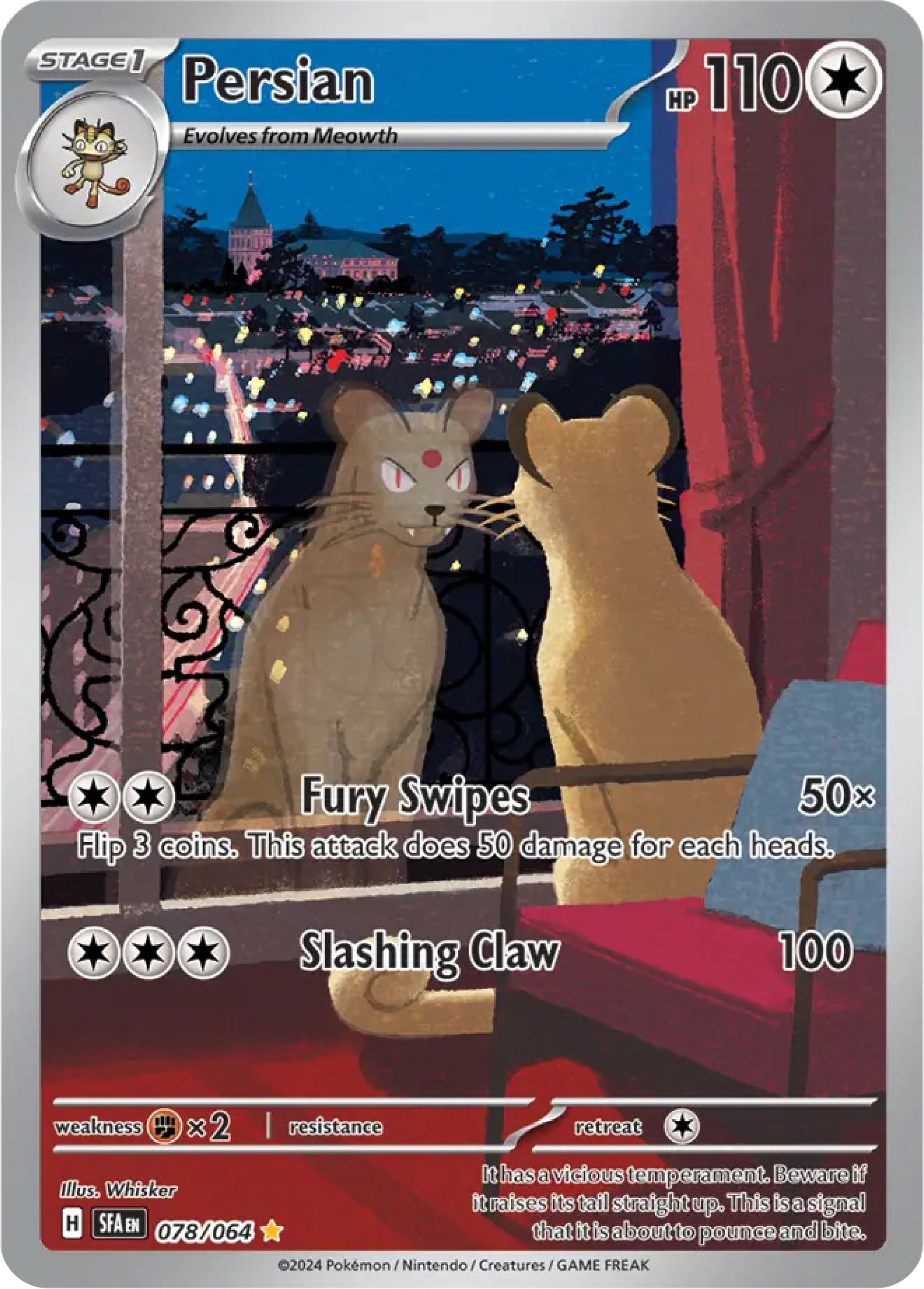 Persian (78/64) - Pokemon Scarlet & Violet: Shrouded Fable
