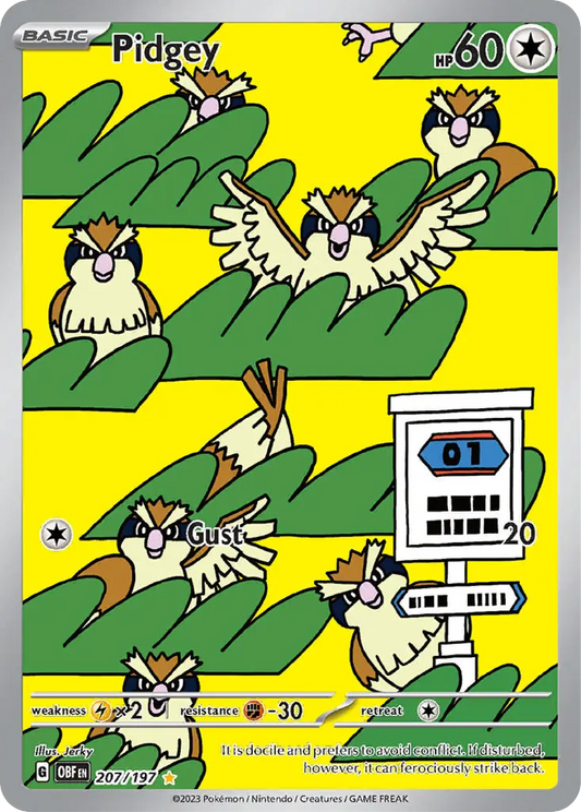 Pidgey (207/197) - Obsidian Flames - Buy English Pokemon Card Singles - High Value Hobby