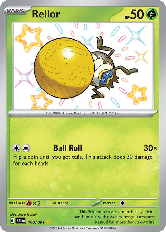 Rellor (108/091) - Paldean Fates
