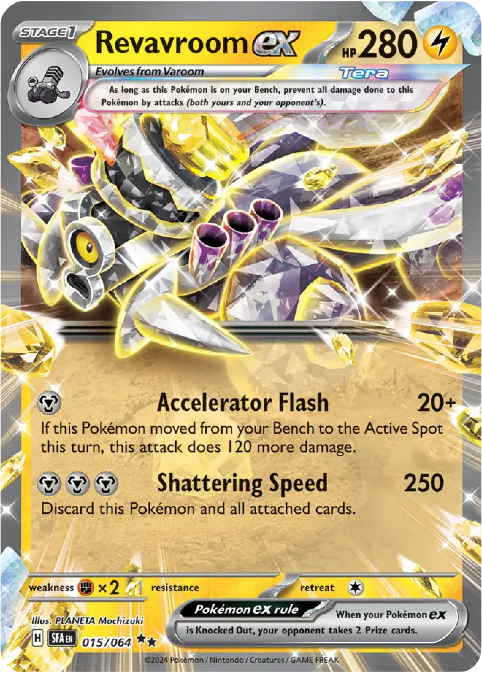 Revavroom Ex (15/64) - Pokemon Scarlet & Violet: Shrouded Fable