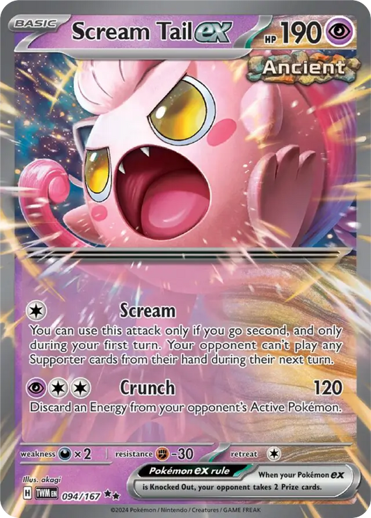 Scream Tail Ex (94/167) - Twilight Masquerade - Pokemon Card Singles - High Value Hobby