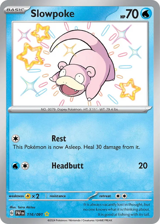 Slowpoke  (116/091) - Paldean Fates