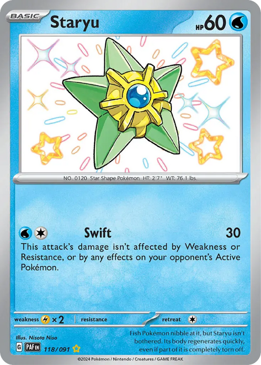 Staryu (118/091) - Paldean Fates