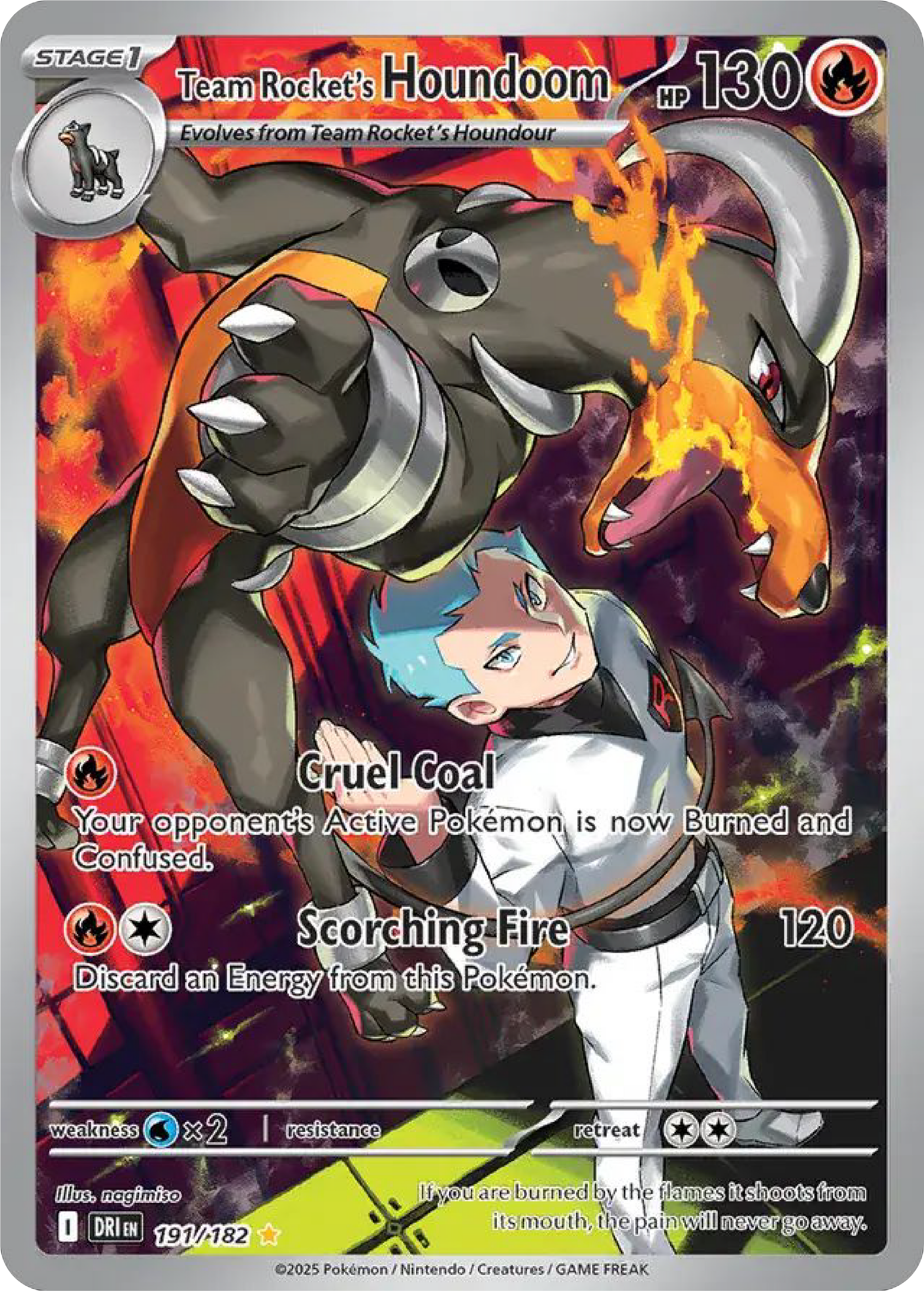 Team Rocket's Houndoom (191/182) - Pokemon Destined Rivals (DRI) - Pokemon Card Singles in Canada - High Value Hobby