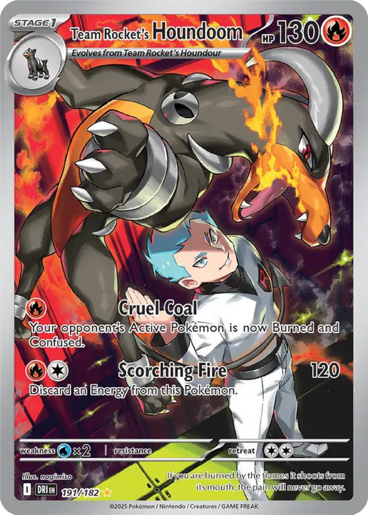 Team Rocket's Houndoom (191/182) - Pokemon Destined Rivals (DRI) - Pokemon Card Singles in Canada - High Value Hobby