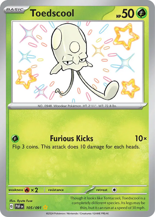 Toedscool (105/091) - Paldean Fates