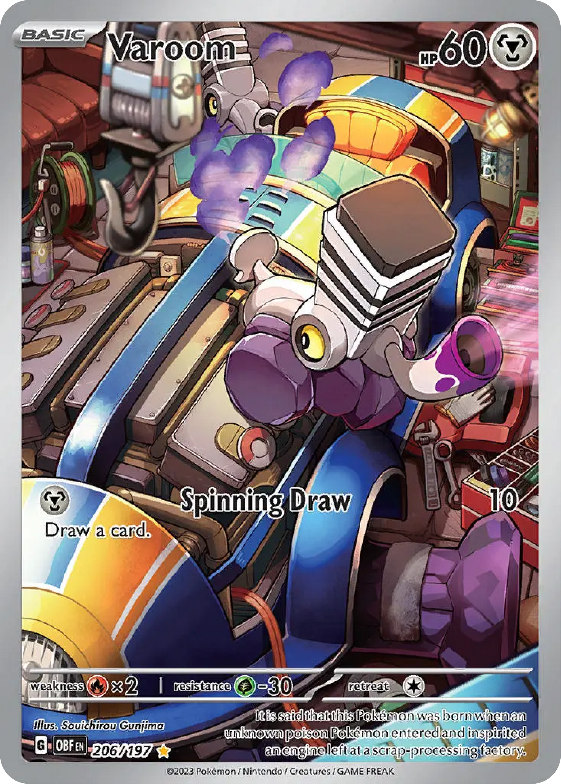 Varoom (206/197) - Pokmon Scarlet & Violet: Obsidian Flames - High Value Hobby Varoom (206/197) - Pokmon Scarlet & Violet: Obsidian Flames - High Value Hobby