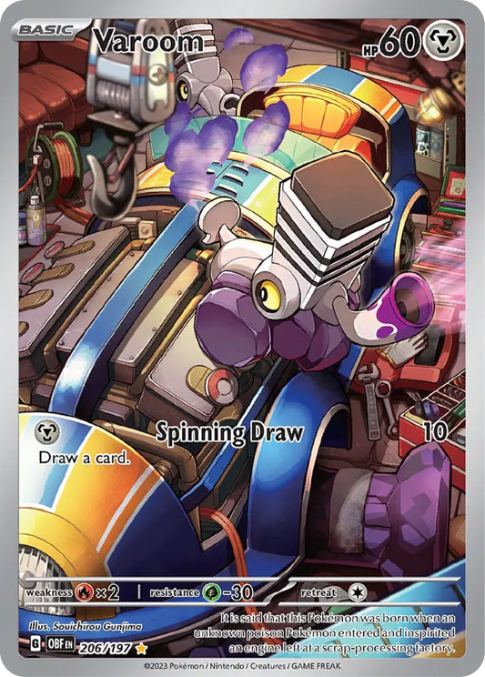 Varoom (206/197) - Obsidian Flames - Buy English Pokemon Card Singles - High Value Hobby