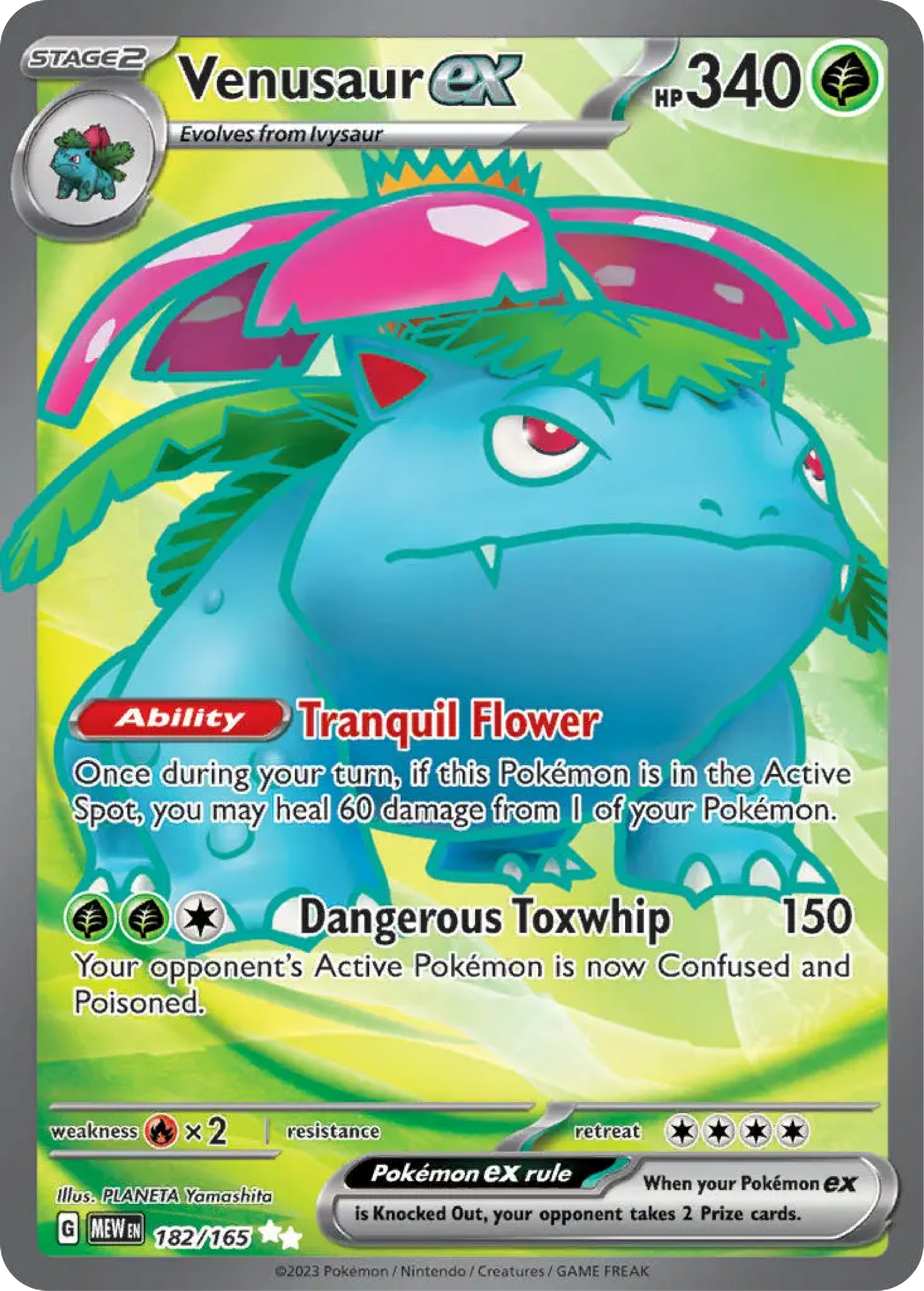 Venusaur ex (182/165) - Scarlet & Violet 151  High Value Hobby