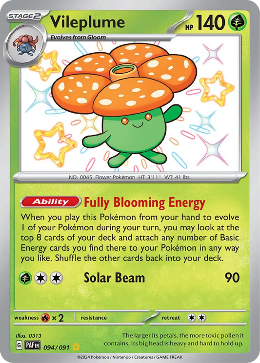 Vileplume (094/091) - Paldean Fates