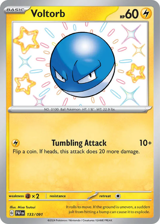 Voltorb (133/091) - Paldean Fates